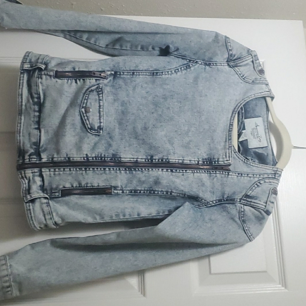 American rag denim style jacket